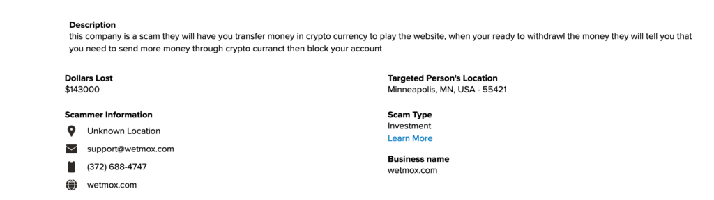 Wetmox Review